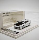 Focal Horizon FH 1:64 Mazda RX-7 FD3S A Spec (Mazdaspeed) - White / Silver