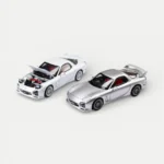 Focal Horizon FH 1:64 Mazda RX-7 FD3S A Spec (Mazdaspeed) - White / Silver