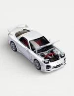 Focal Horizon FH 1:64 Mazda RX-7 FD3S A Spec (Mazdaspeed) - White / Silver