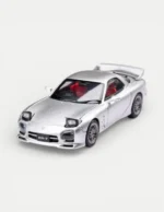 Focal Horizon FH 1:64 Mazda RX-7 FD3S A Spec (Mazdaspeed) - White / Silver