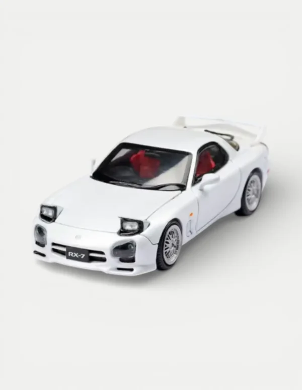 Focal Horizon FH 1:64 Mazda RX-7 FD3S A Spec (Mazdaspeed) - White / Silver