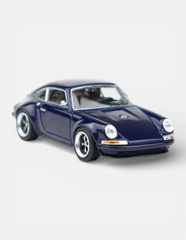 Xcartoys x POP RACE 1:64 Porsche 964 Singer 911 Monaco Commission - Midnight Blue