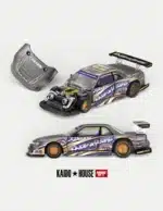 [PRE-ORDER] Kaido House x MINI GT 1:64 Nissan Silvia S13-R Kaido Drift V1 "GReddy" Gunmetal Gray