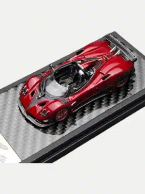 LCD Models 1:64 Pagani Zonda HP Barchetta - Carbon Red