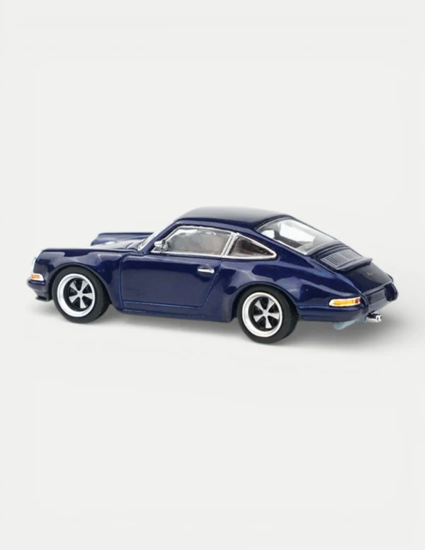 Xcartoys x POP RACE 1:64 Porsche 964 Singer 911 Monaco Commission - Midnight Blue
