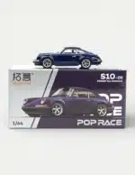 Xcartoys x POP RACE 1:64 Porsche 964 Singer 911 Monaco Commission - Midnight Blue