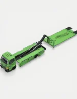 Mega Gear 1:64 Custom Flatbed Tow Truck - Dinosaur Racing Liveries (Green / Pink / Black)