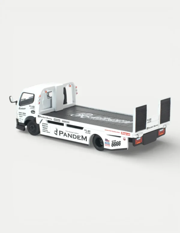 [PRE-ORDER] Pop Race 1:64 Mitsubishi Pandem Fuso 300 Flatbed Transporter