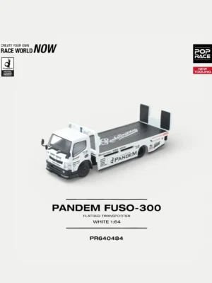 Pop Race 1:64 Mitsubishi Pandem Fuso 300 Flatbed Transporter