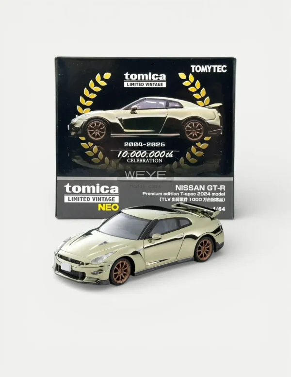 TOMYTEC TLV-N 1:64 NISSAN GT-R Premium Edition T-spec 2024 (10 Million TLV Shipments Commemorative)