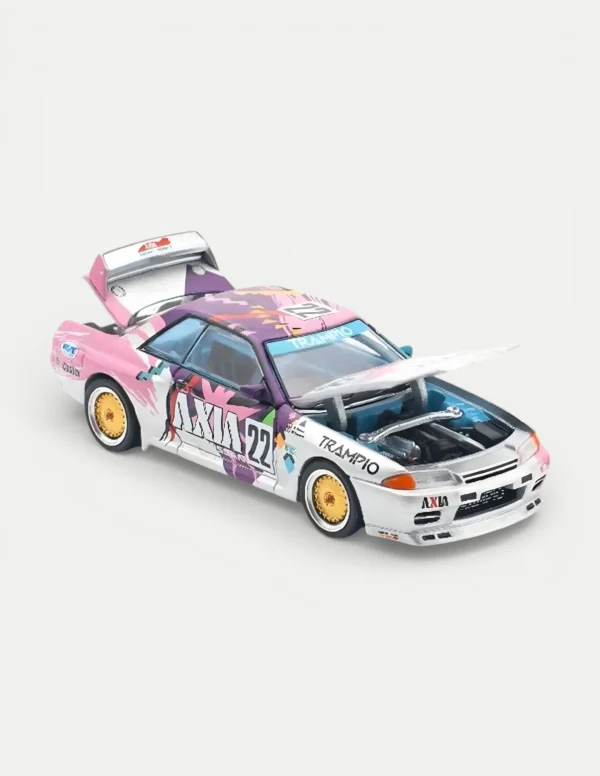 Pop Race 1:64 Nissan Skyline GTR R32 JTC 1991 Group A #22 AXIA