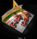 SHOU CANG JIA 1:64 Grand Prix Apex Race Track Diorama for Racing Model Cars