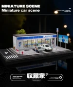 SHOU CANG JIA 1:64 Lawson Convenience Store (Large) Diorama with LED Lighting & Accessories
