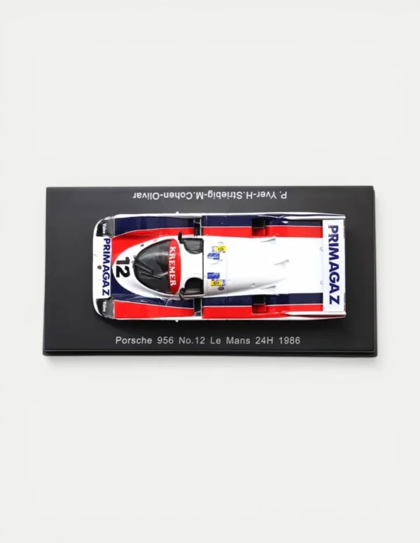 Sparky 1:64 Porsche 956 No.12 Primagaz livery 1986 Le Mans 24H (Y324)