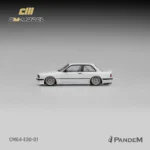 CM Model 1:64 Pandem BMW M3 E30 – Pearl White (CM64-E30-01)