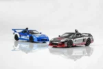 [PRE-ORDER] MotorHelix 1/64 Honda NSX-R Custom GT Look - Racing Blue & Electroplated Gray