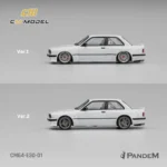 CM Model 1:64 Pandem BMW M3 E30 – Pearl White (CM64-E30-01)