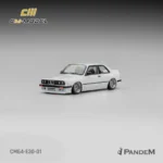 CM Model 1:64 Pandem BMW M3 E30 – Pearl White (CM64-E30-01)