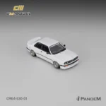 CM Model 1:64 Pandem BMW M3 E30 – Pearl White (CM64-E30-01)