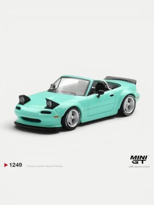 [PRE-ORDER] MINI GT #1249 1/64 Mazda MX-5 (NA) Pandem Rocket Bunny - Mint Green