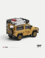 MINI GT #1308 1:64 Land Rover Defender 90 1985 Camel Trophy Borneo Team Brazil