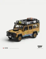 MINI GT #1310 1:64 Land Rover Defender 110 1998 Camel Trophy Tierra del Fuego CT.36 Romania