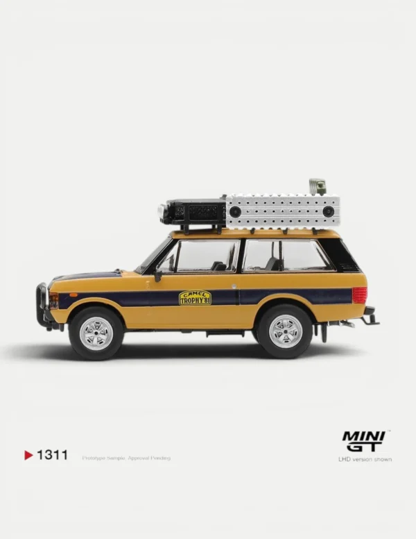 MINI GT #1311 1:64 Range Rover 1981 Camel Trophy Sumatra N.Sudmann & F.Hofmann