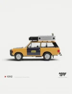 MINI GT #1312 1:64 Land Rover Range Rover 1981 Camel Trophy Sumatra H.Fischer & W.Bays