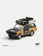 MINI GT #1312 1:64 Land Rover Range Rover 1981 Camel Trophy Sumatra H.Fischer & W.Bays