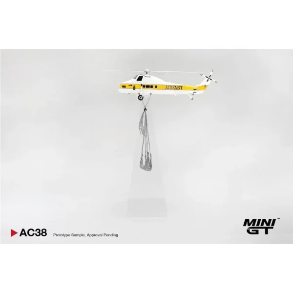 MINI GT #AC38 Sikorsky S58T Helicopter 1985 Camel Trophy 1:64 Scale Model
