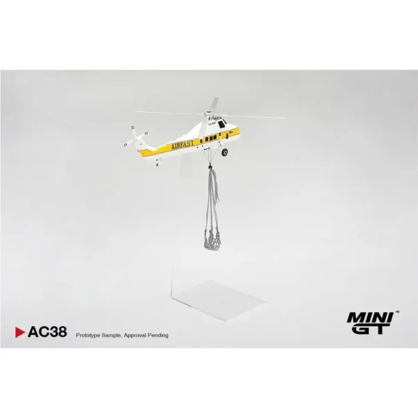 MINI GT #AC38 Sikorsky S58T Helicopter 1985 Camel Trophy 1:64 Scale Model