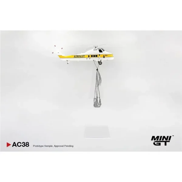 MINI GT #AC38 Sikorsky S58T Helicopter 1985 Camel Trophy 1:64 Scale Model