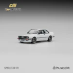 CM Model 1:64 Pandem BMW M3 E30 – Pearl White (CM64-E30-01)