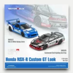 [PRE-ORDER] MotorHelix 1/64 Honda NSX-R Custom GT Look - Racing Blue & Electroplated Gray