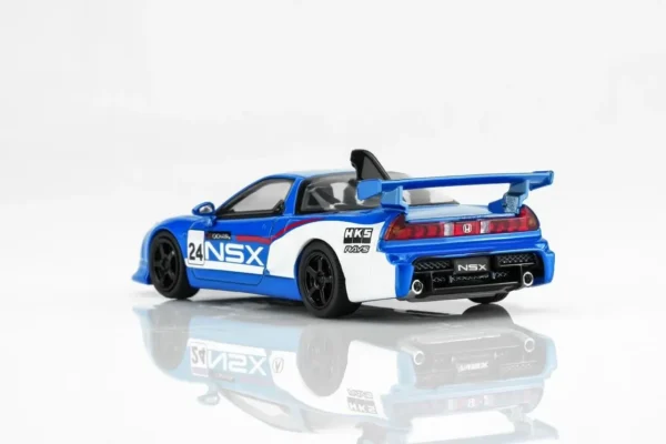 [PRE-ORDER] MotorHelix 1/64 Honda NSX-R Custom GT Look - Racing Blue & Electroplated Gray