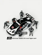 1:64 Scale Skeleton Theme Pit Crew Resin Figure Set (6pcs) - Diorama Accessories for MINIGT 1143