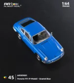 AR Box (Almost Real) 1:64 Porsche 911 (F-Model) Enamel Blue Diecast Car