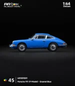 AR Box (Almost Real) 1:64 Porsche 911 (F-Model) Enamel Blue Diecast Car