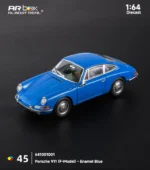 AR Box (Almost Real) 1:64 Porsche 911 (F-Model) Enamel Blue Diecast Car