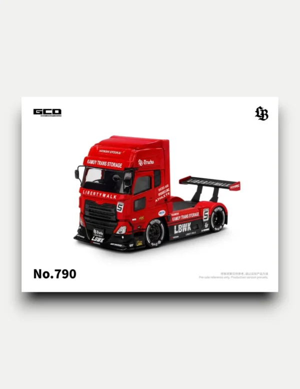 GCD 1:64 LB-Trucks UD Quon 2022 Super Silhouette Red Edition (RHD)