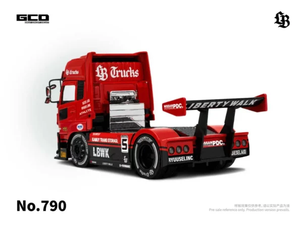 GCD 1:64 LB-Trucks UD Quon 2022 Super Silhouette Red Edition (RHD)