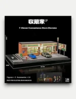SHOU CANG JIA 1:64 Scale 7-Eleven LED Street Diorama (Large Edition)