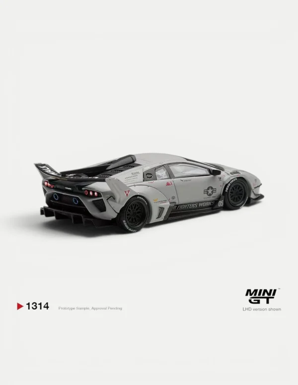 MINI GT #1314 1:64 Fighter Lamborghini LB-Silhouette WORKS MURCIELAGO GT Evo