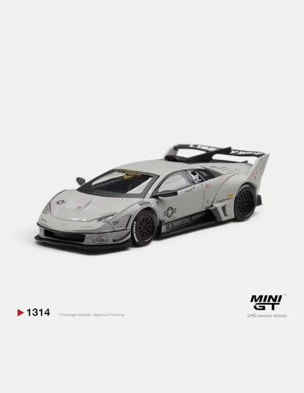 MINI GT #1314 1:64 Fighter Lamborghini LB-Silhouette WORKS MURCIELAGO GT Evo