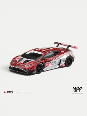MINI GT #1327 1:64 Lamborghini Huracan GT3 EVO2 #9 Pfaff Motorsports 2025 IMSA LHD