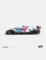 MINI GT #1326 1:64 BMW M Hybrid V8 GTP #24 BMW M Team RLL 2024 IMSA Daytona 24 Hrs (LHD)