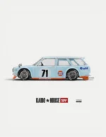 Kaido House x MINI GT 1:64 Datsun 510 Wagon Gulf V1 Diecast Model (KHMG302)