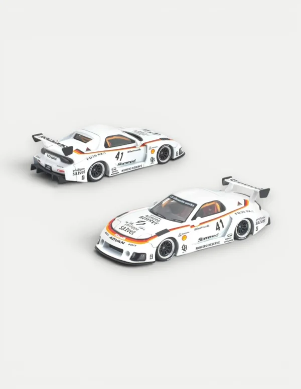 Pop Race 1:64 LB Super Silhouette Mazda RX7 (FD3S) White - PR640528