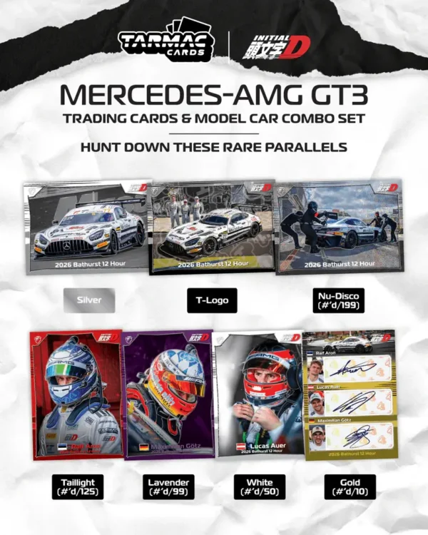 Tarmac Works 1:64 Mercedes-AMG GT3 Bathurst 12h 2026 #77 Initial D Craft-Bamboo Racing (T64-062-26BH77)