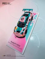 AR Box (Almost Real) 1:64 Porsche 911 GT3 R 2026 China GT Ningbo #22 Peach Blossom Livery